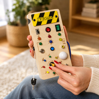 Wooden Busy Board Activity Panel