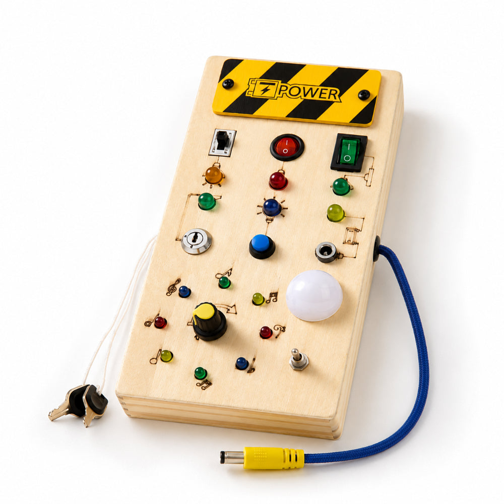 Wooden Busy Board Activity Panel