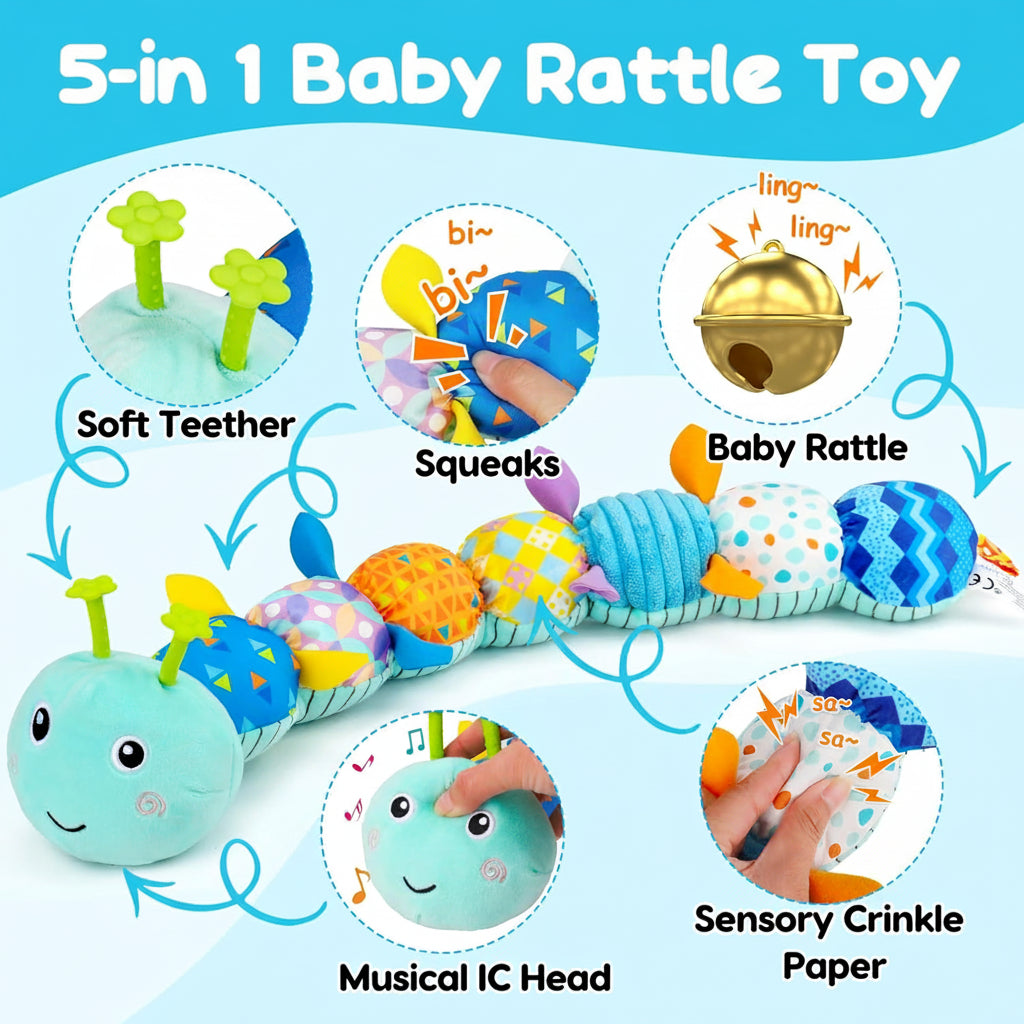 Musical Sensory Caterpillar Toy