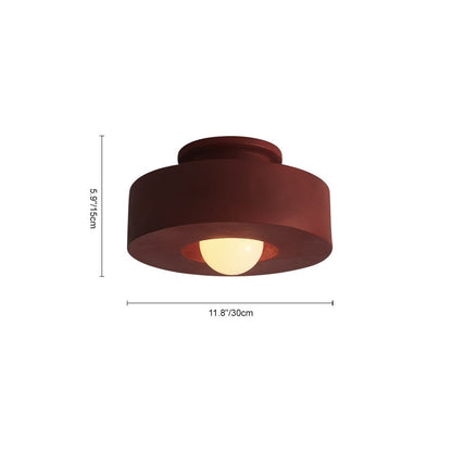 CeraCyl Geometric Nordic Ceiling Light