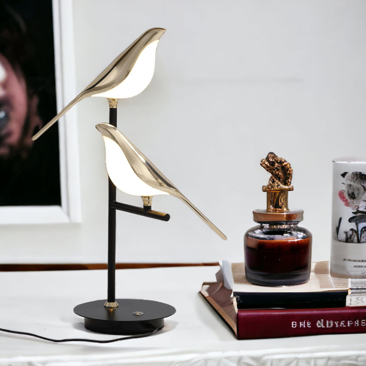 Golden Birdlight Wall Sconce