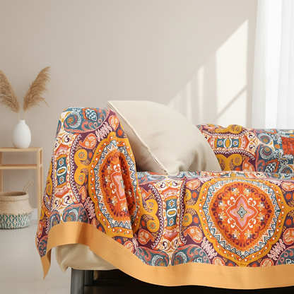 Reversible Cooling Boho Blanket