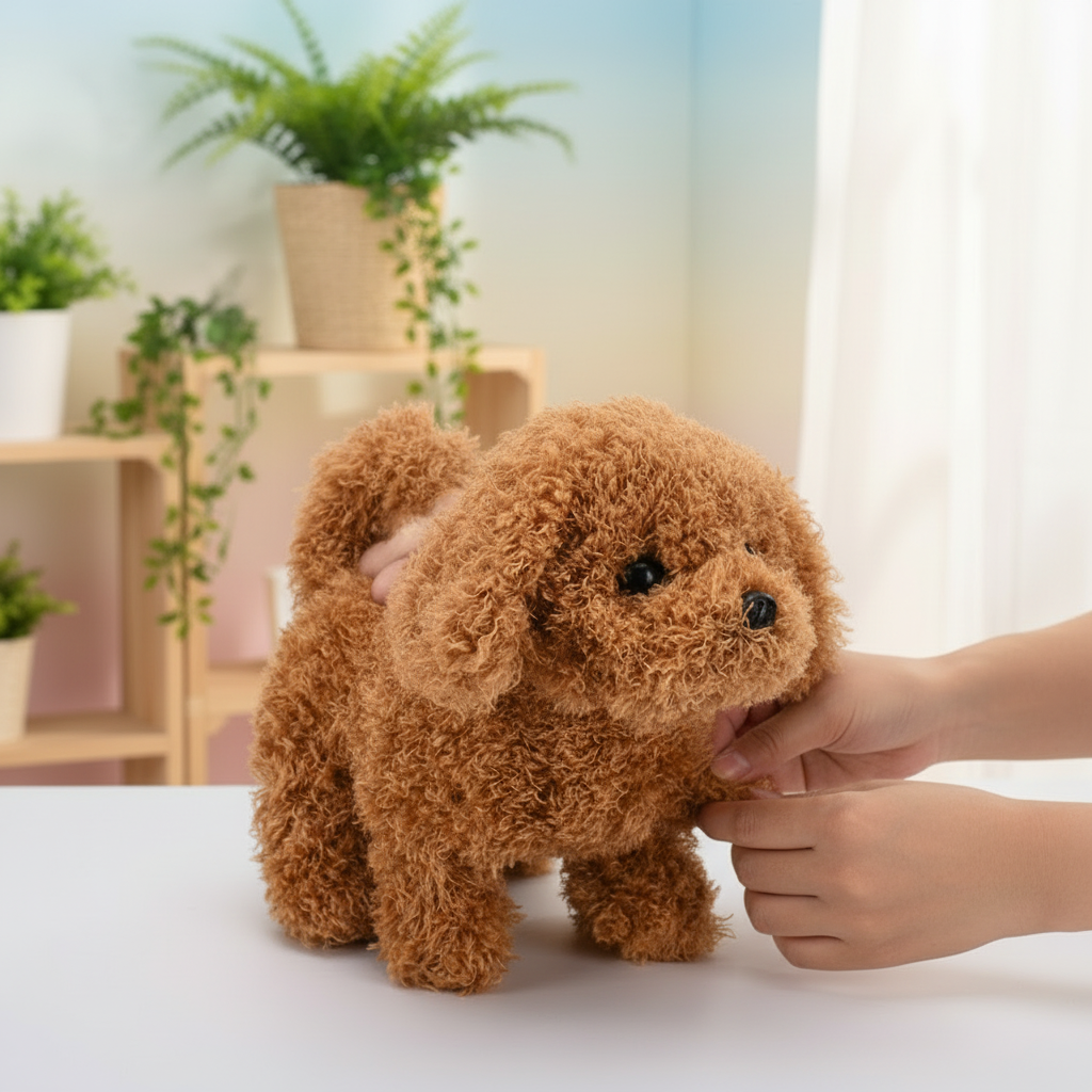 Walking Barking Soft Puppy Toy
