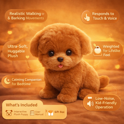 Walking Barking Soft Puppy Toy