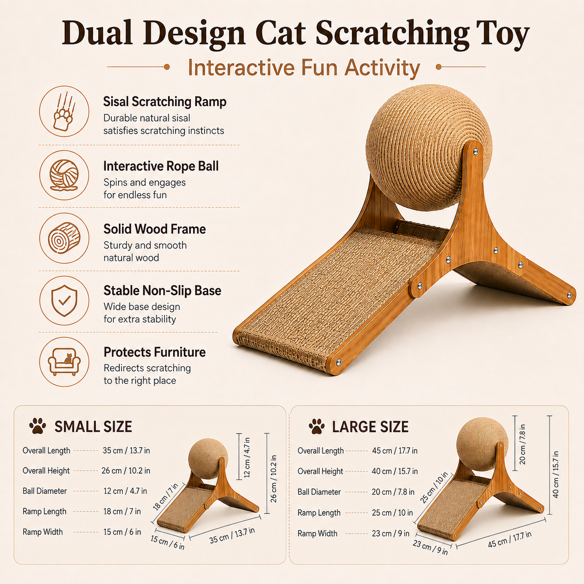 Dual Design Cat Scratcher