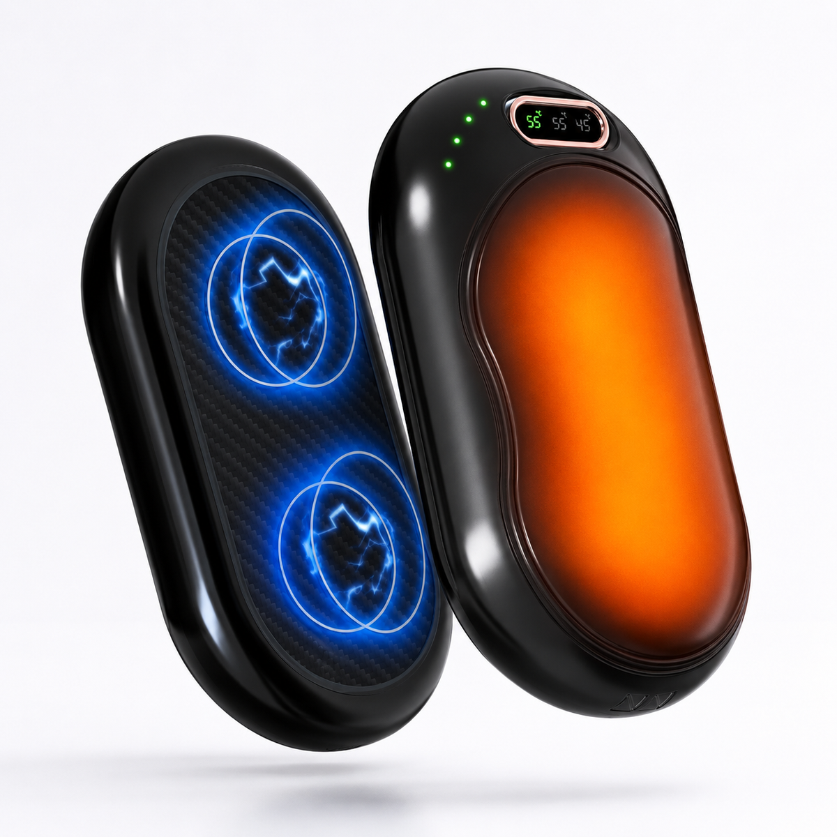 Cozy Crest Rechargeable Electric Hand Warmer - Pocket-Size USB Hand Heater for Winter Walks, Commuting & Outdoor Sports