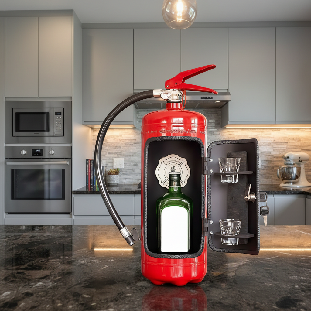 Industrial Fire Extinguisher Bar Cabinet