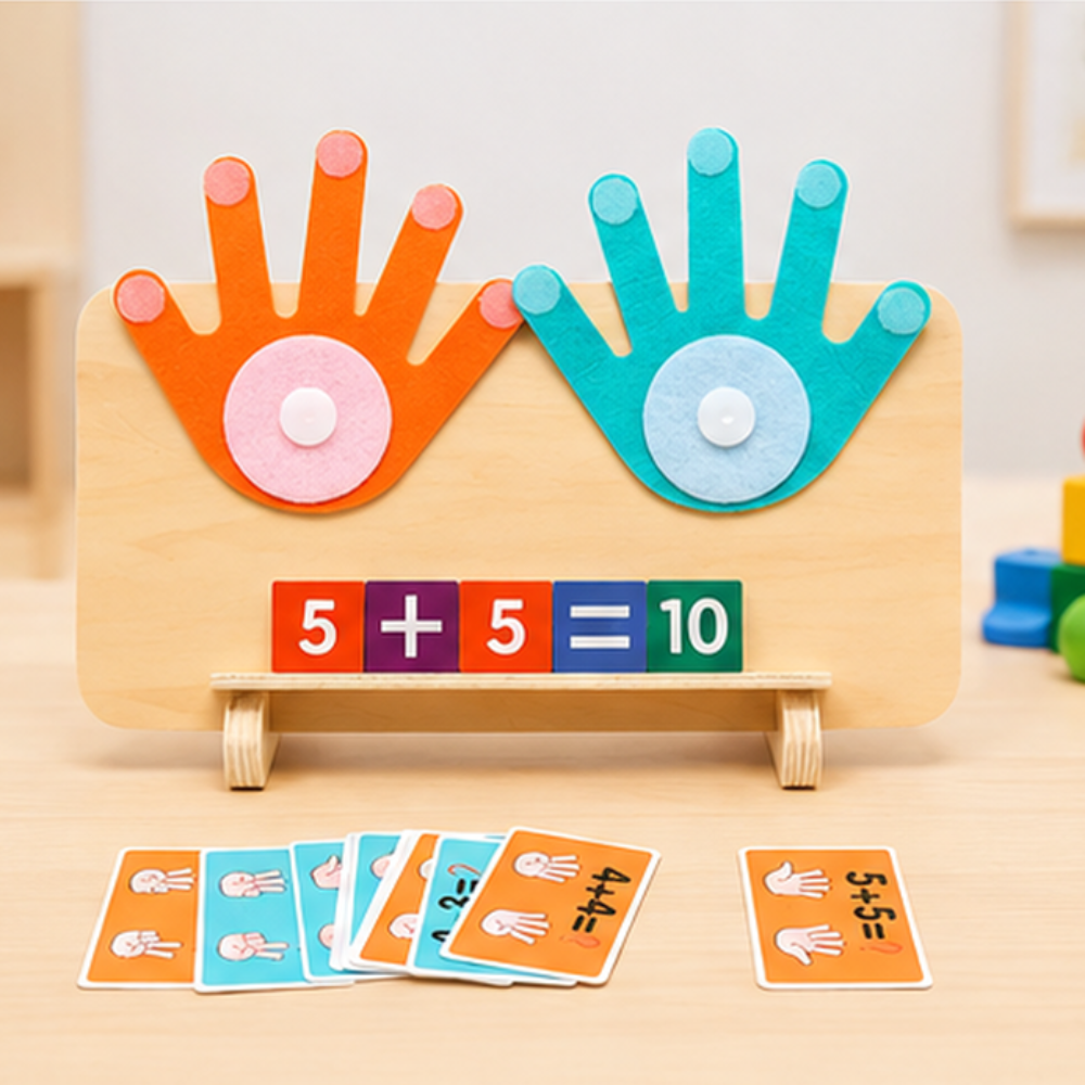 Wooden Finger Counting Game