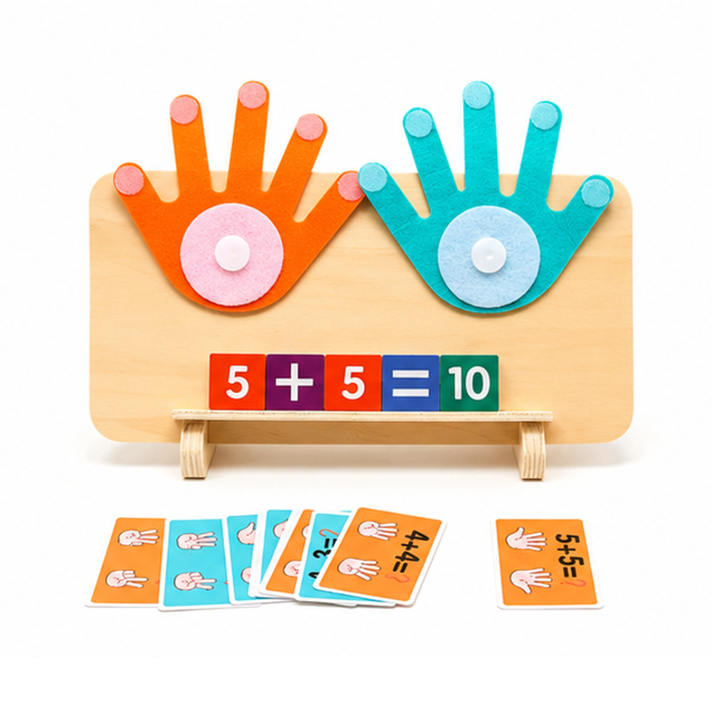 Wooden Finger Counting Game