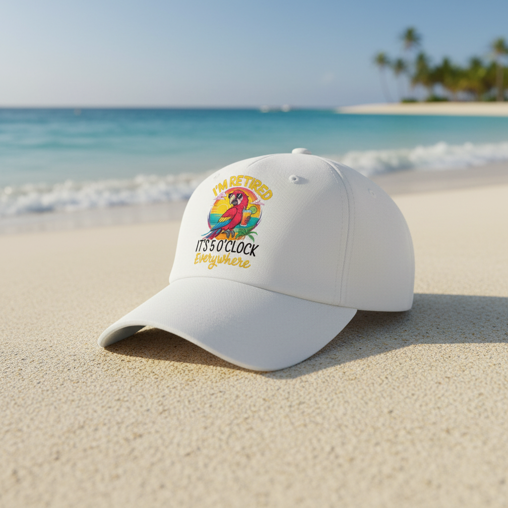 Washed Embroidered Baseball Cap