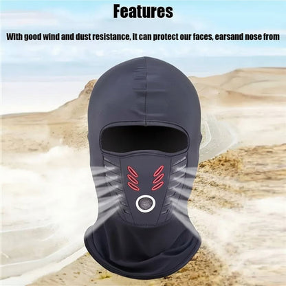 Cozy Crest Windproof Thermal Winter Balaclava - Full Face & Neck Cover for Skiing, Cycling & Cold Weather Work, 8 Colors
