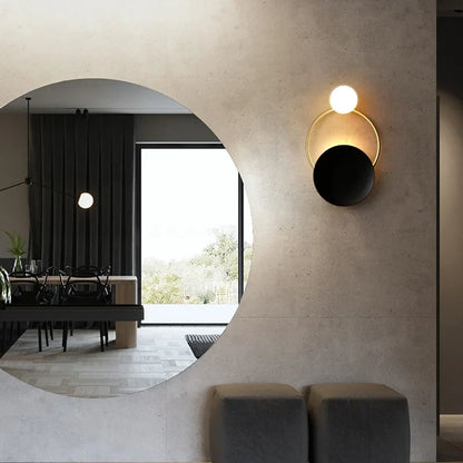 Spherical Glass Wall Lamp