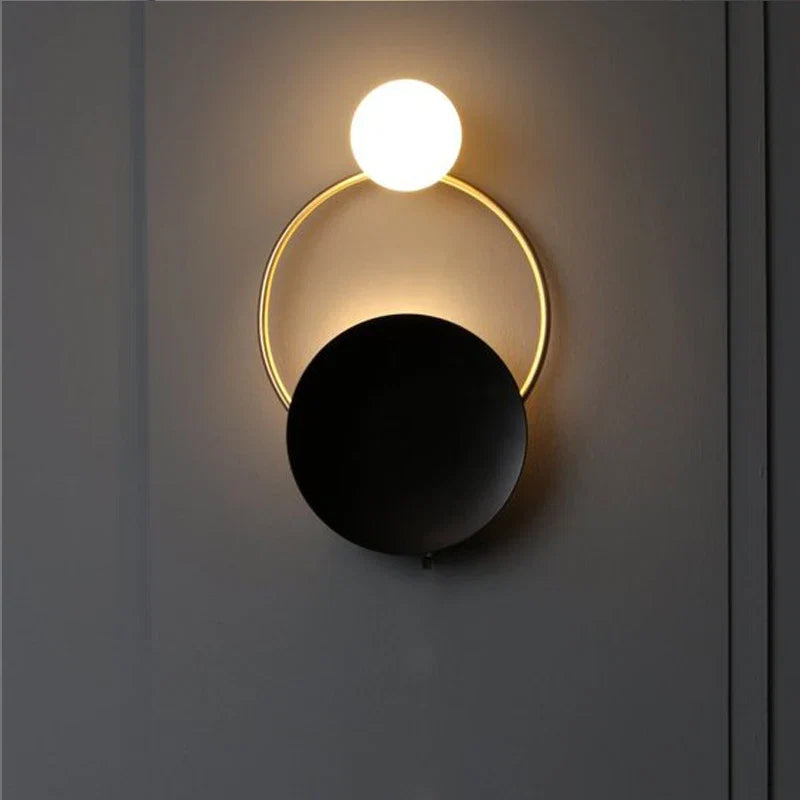 Spherical Glass Wall Lamp