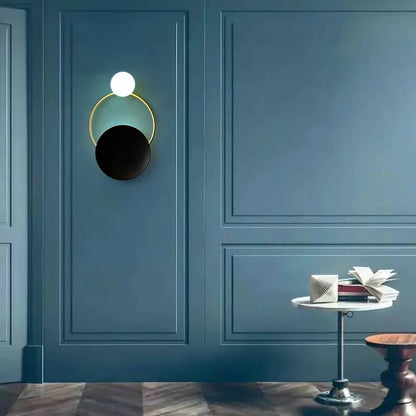 Spherical Glass Wall Lamp