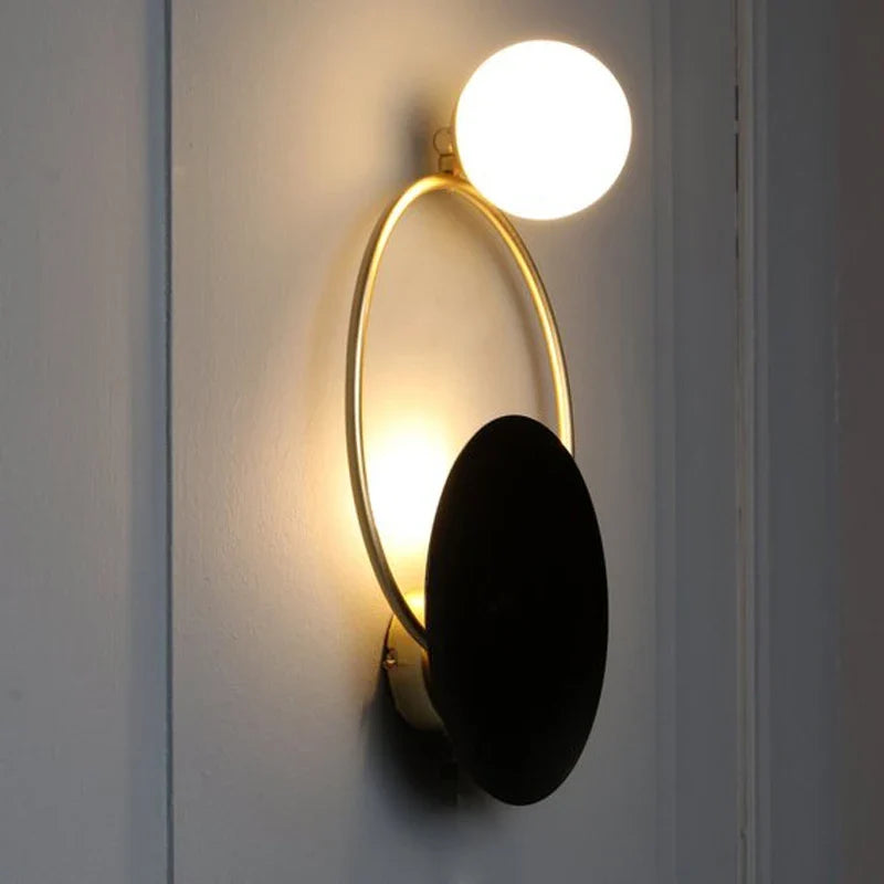 Spherical Glass Wall Lamp