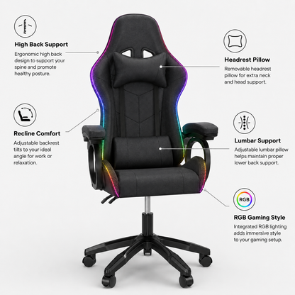 RGB High Back Gaming Chair