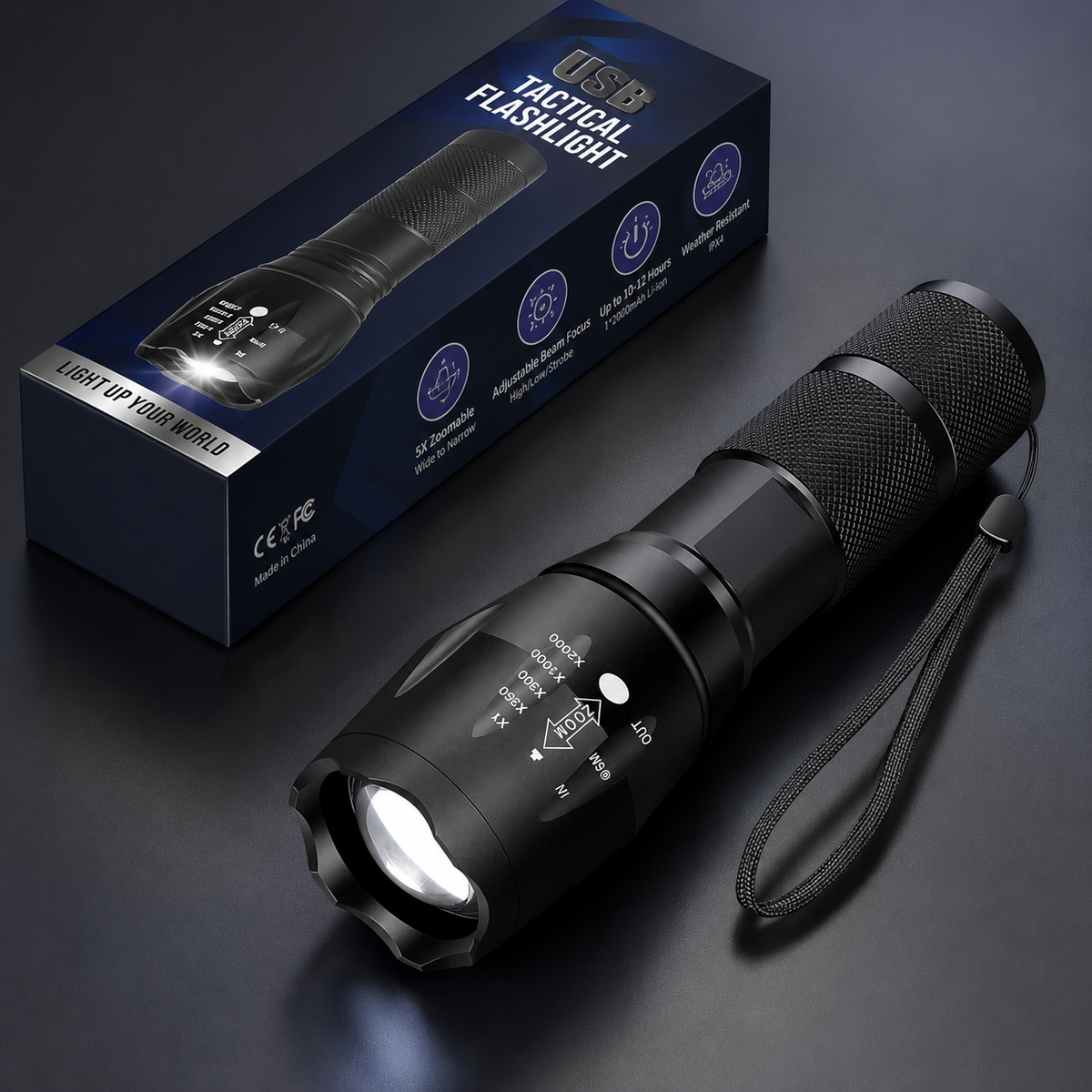 Tactical LED Flashlight