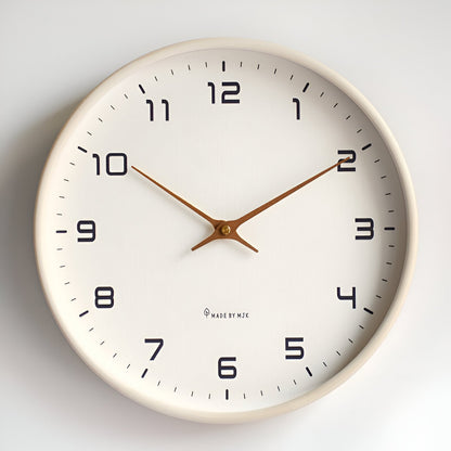 Nordic Wood Frame Wall Clock