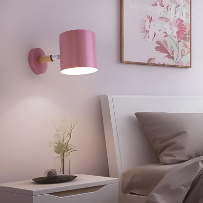 NordicGlow Adjustable Pastel Wall Lamp