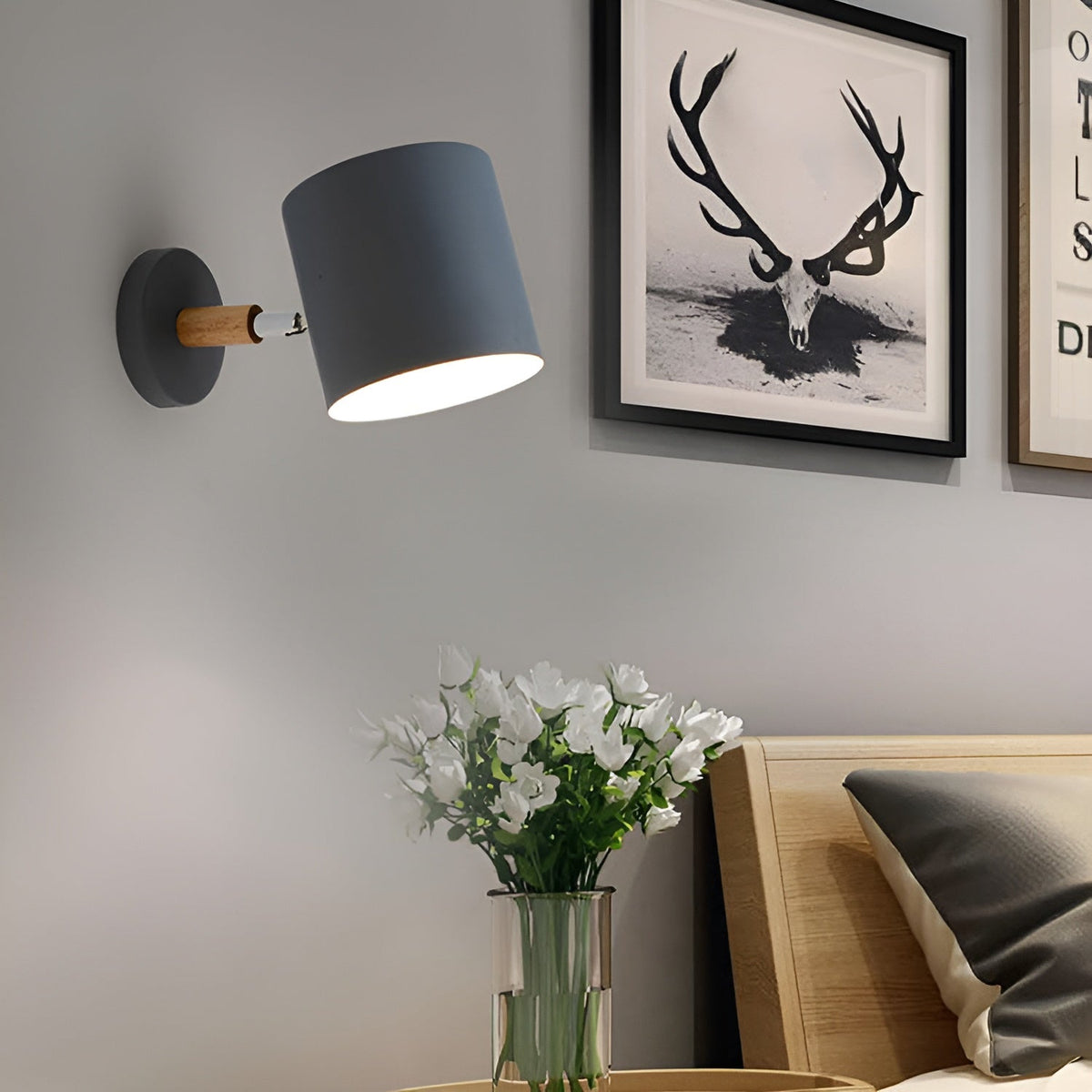 NordicGlow Adjustable Pastel Wall Lamp