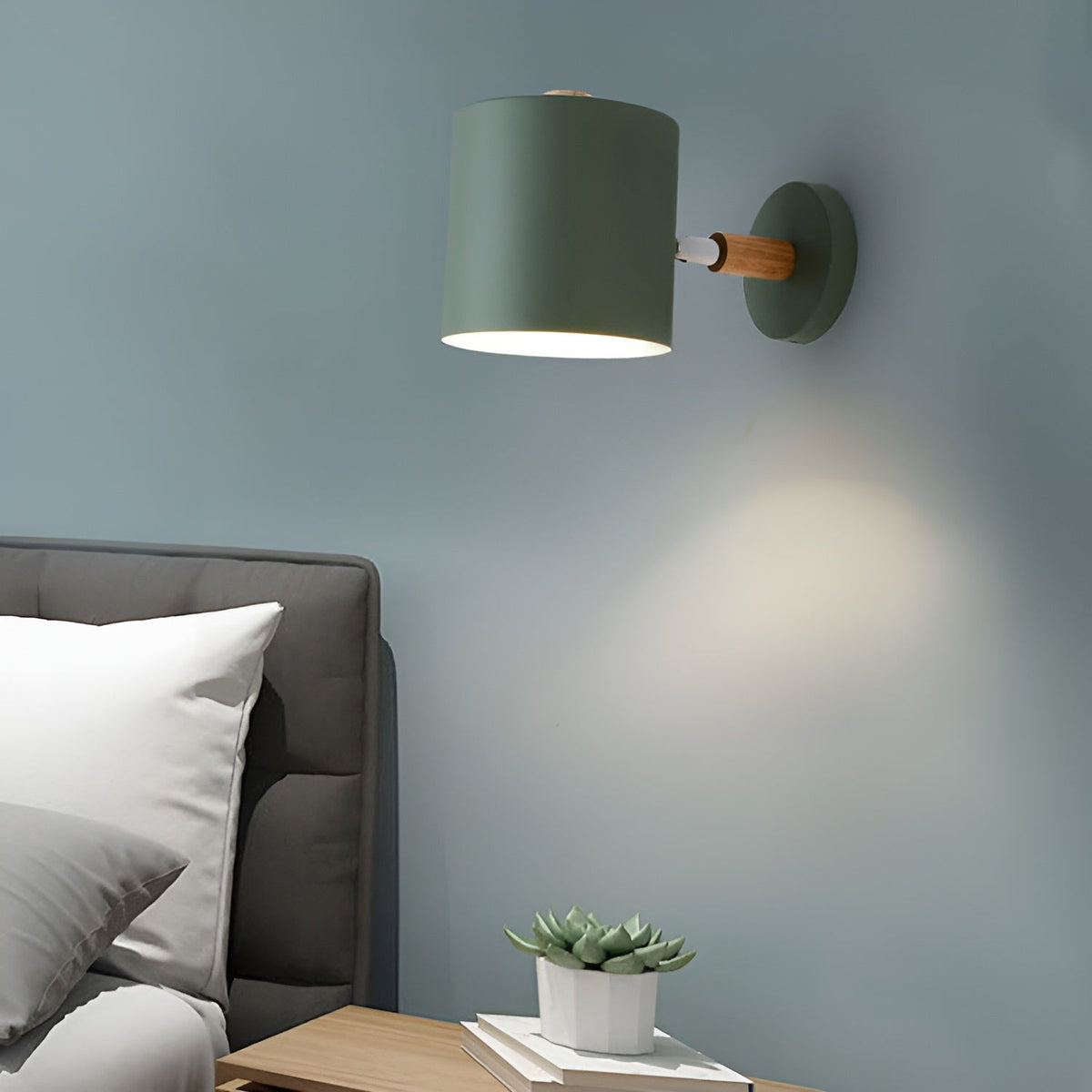 NordicGlow Adjustable Pastel Wall Lamp