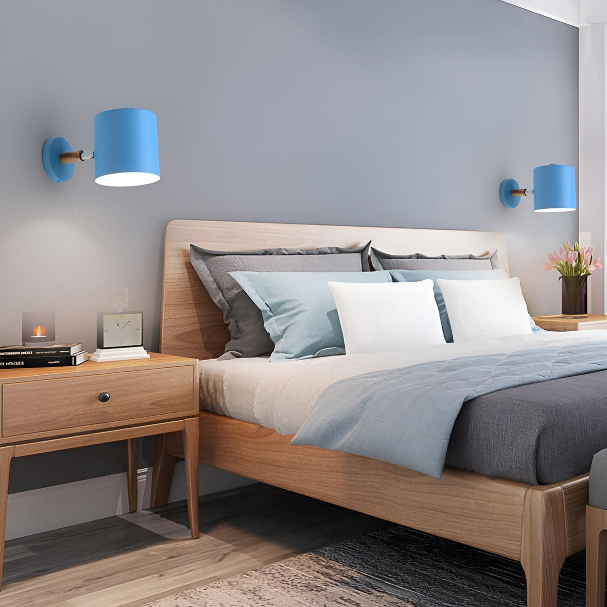 NordicGlow Adjustable Pastel Wall Lamp