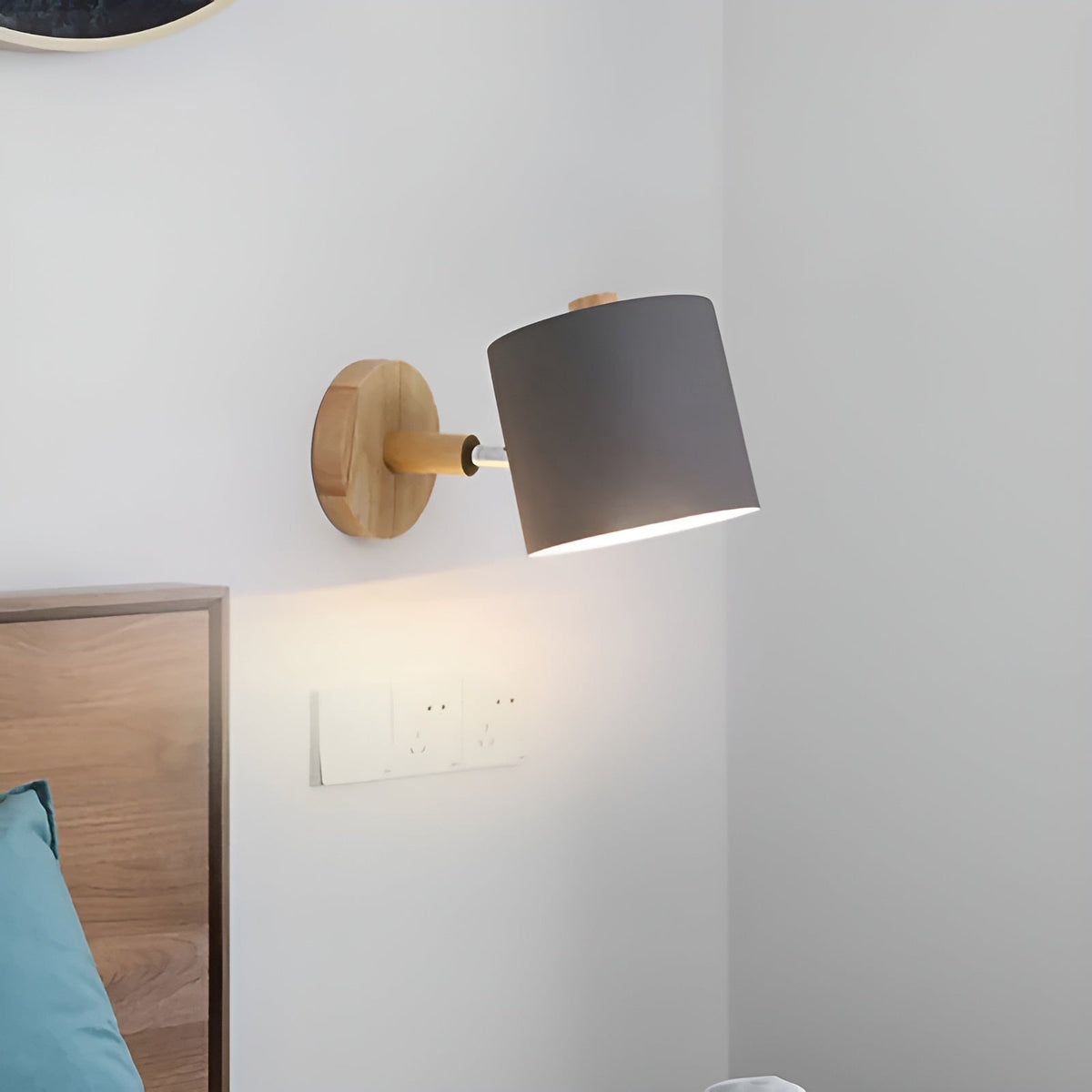 NordicGlow Adjustable Pastel Wall Lamp
