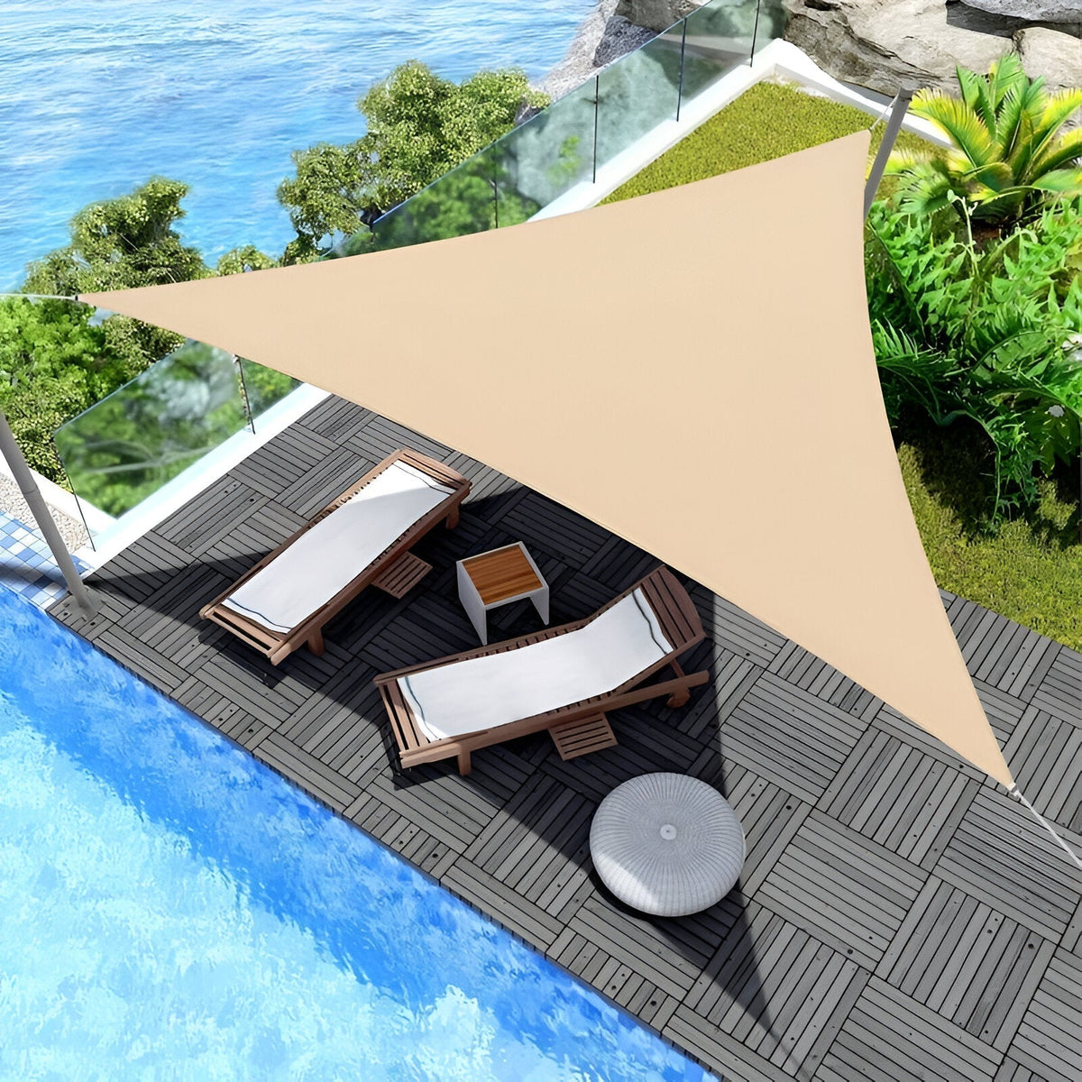 TriBlocker Waterproof Triangle Shade Sail