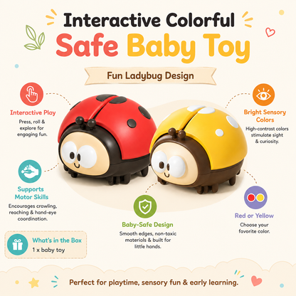 Ladybug Interactive Baby Toy
