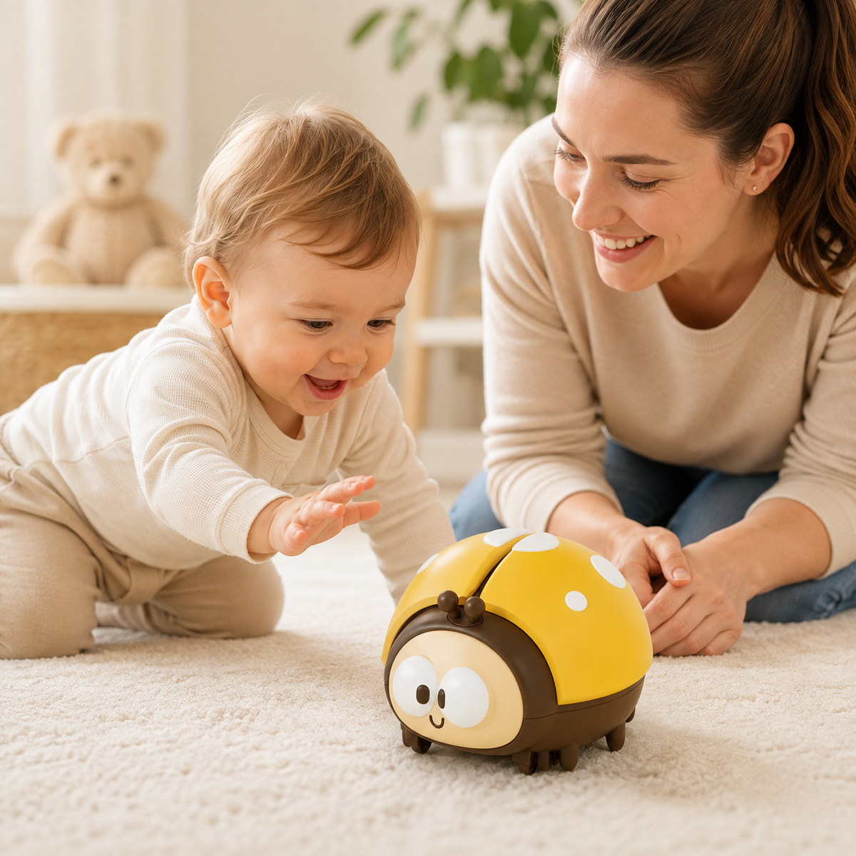 Ladybug Interactive Baby Toy