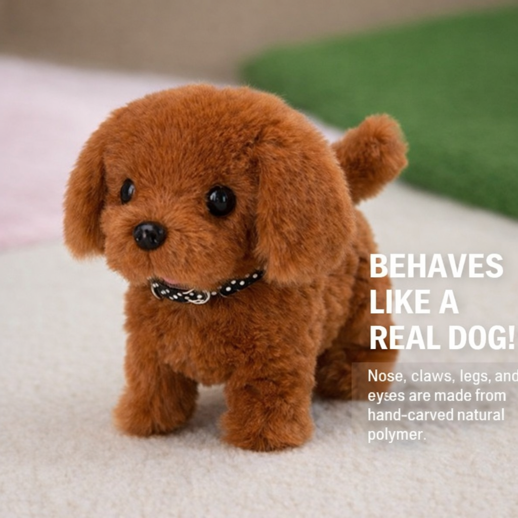 Walking Barking Robot Plush Puppy