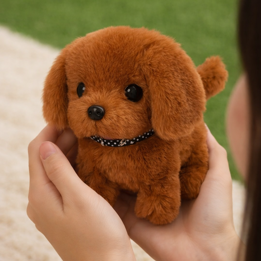 Walking Barking Robot Plush Puppy