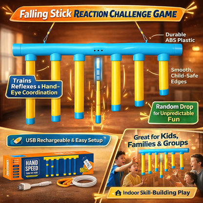 Kids Reaction Trainer Drop Stick Game