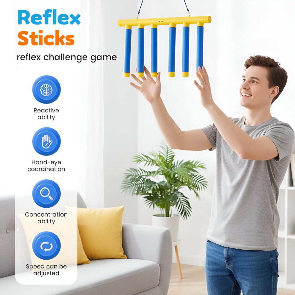 Kids Reaction Trainer Drop Stick Game