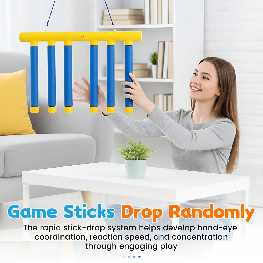 Kids Reaction Trainer Drop Stick Game