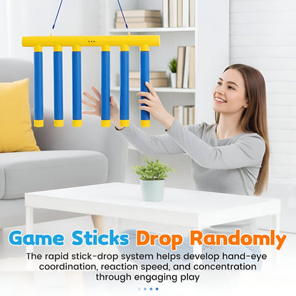 Kids Reaction Trainer Drop Stick Game