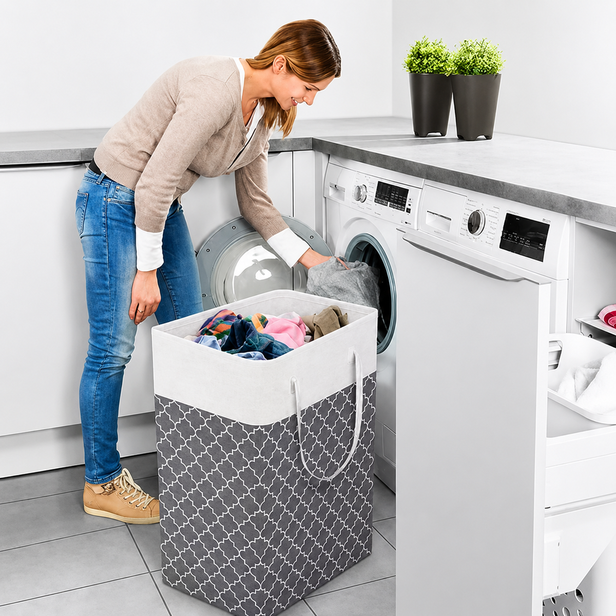 Lauva 20 Gallon Foldable Waterproof Laundry Basket