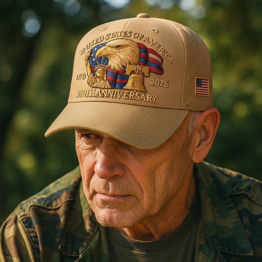 Embroidered Eagle Baseball Cap