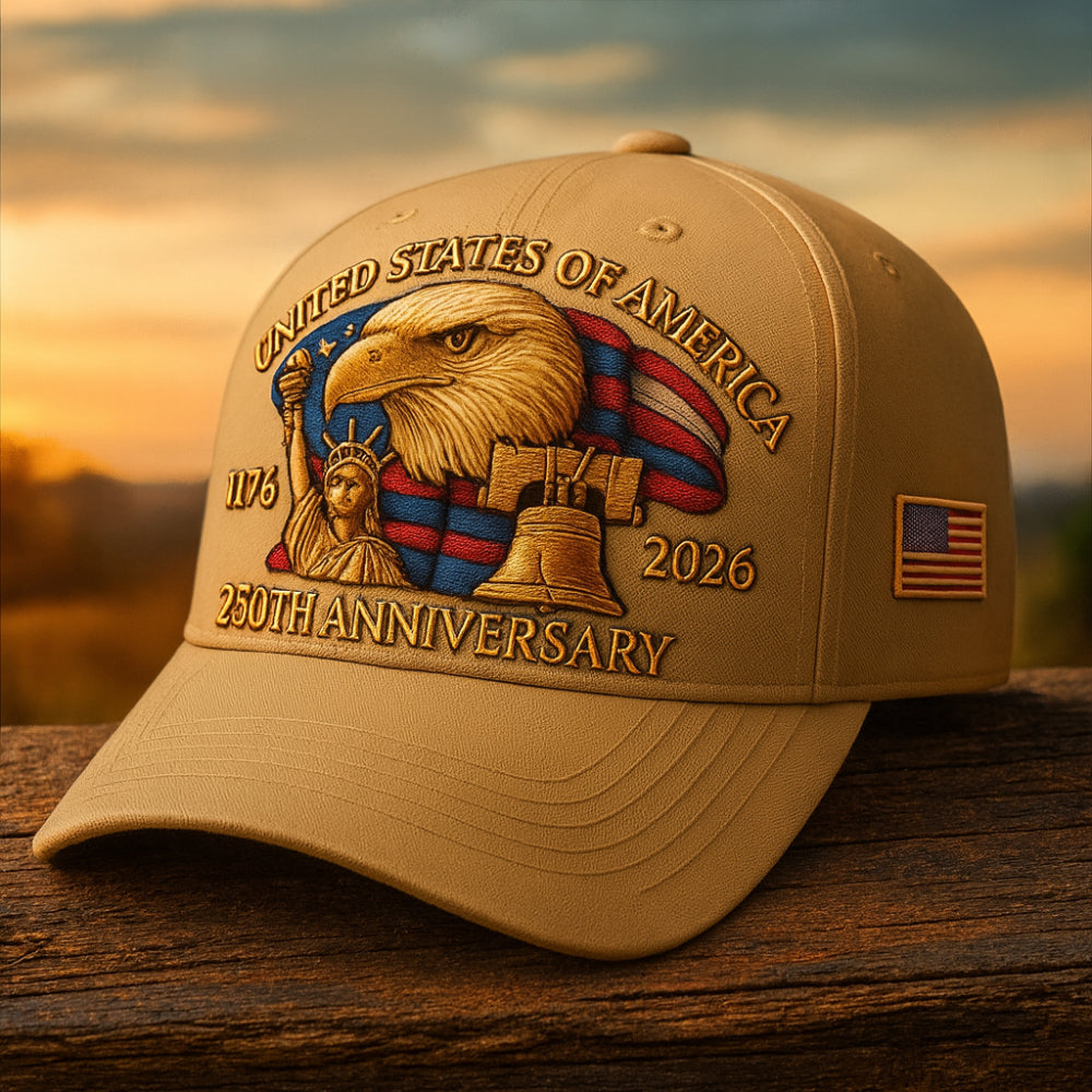 Embroidered Eagle Baseball Cap