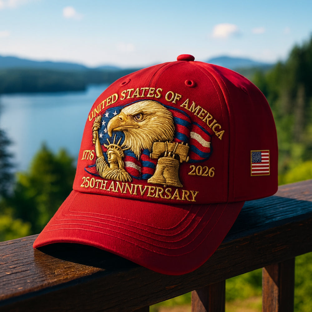 Embroidered Eagle Baseball Cap