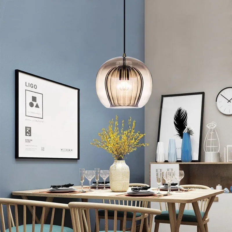 Elegant Modern Glass Pendant