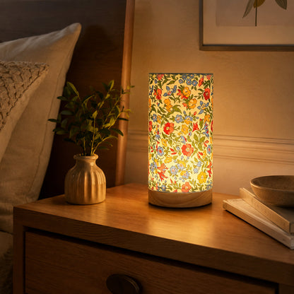 Modern Wooden USB Table Lamp