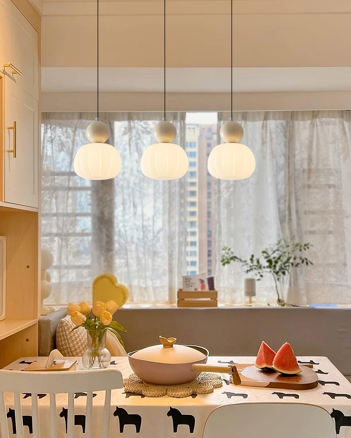 Yedra Round Acrylic Pendant Lamp