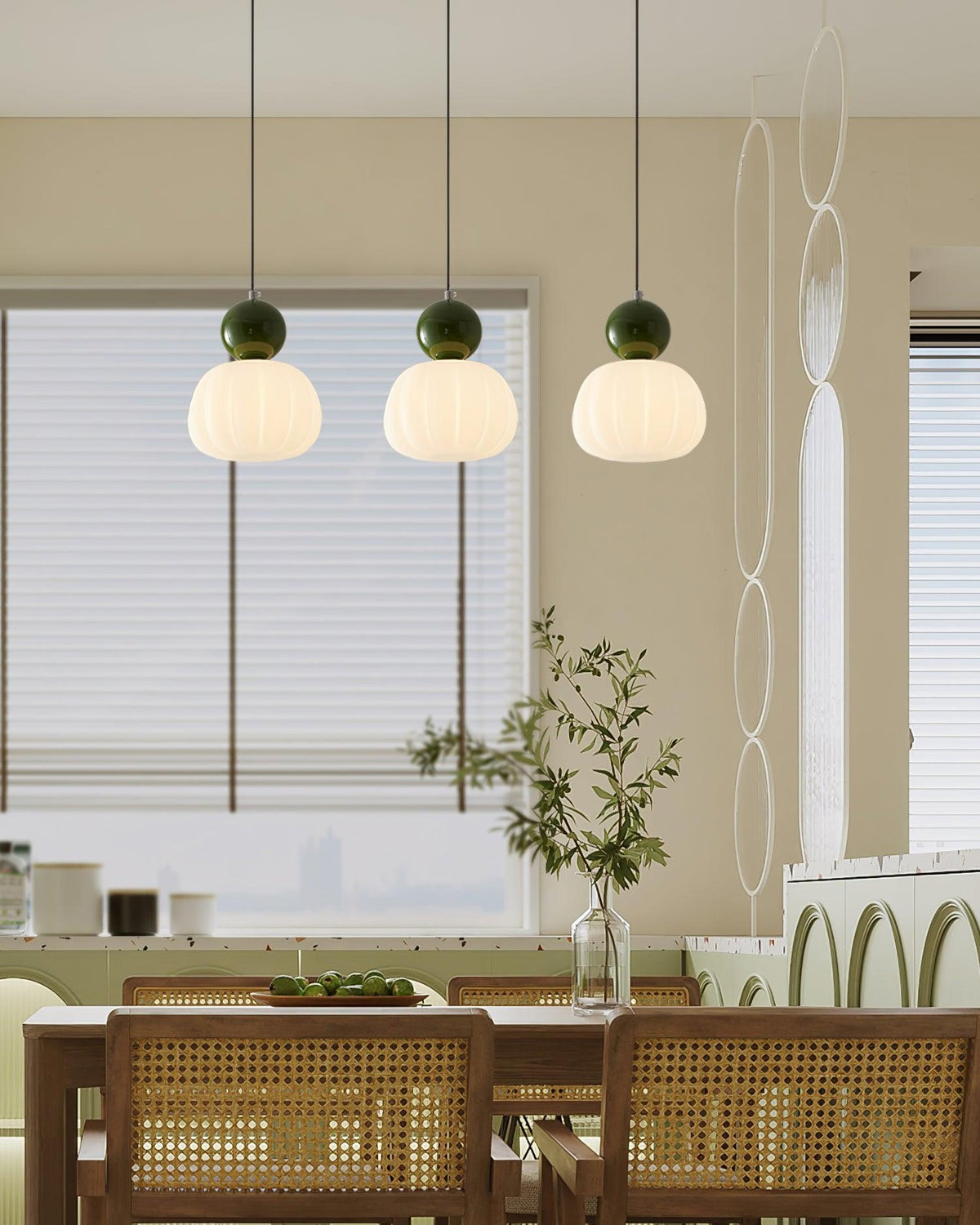 Yedra Round Acrylic Pendant Lamp