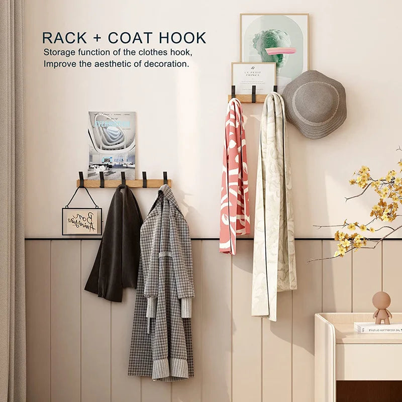 Nordic Dual Hook Coat Rack
