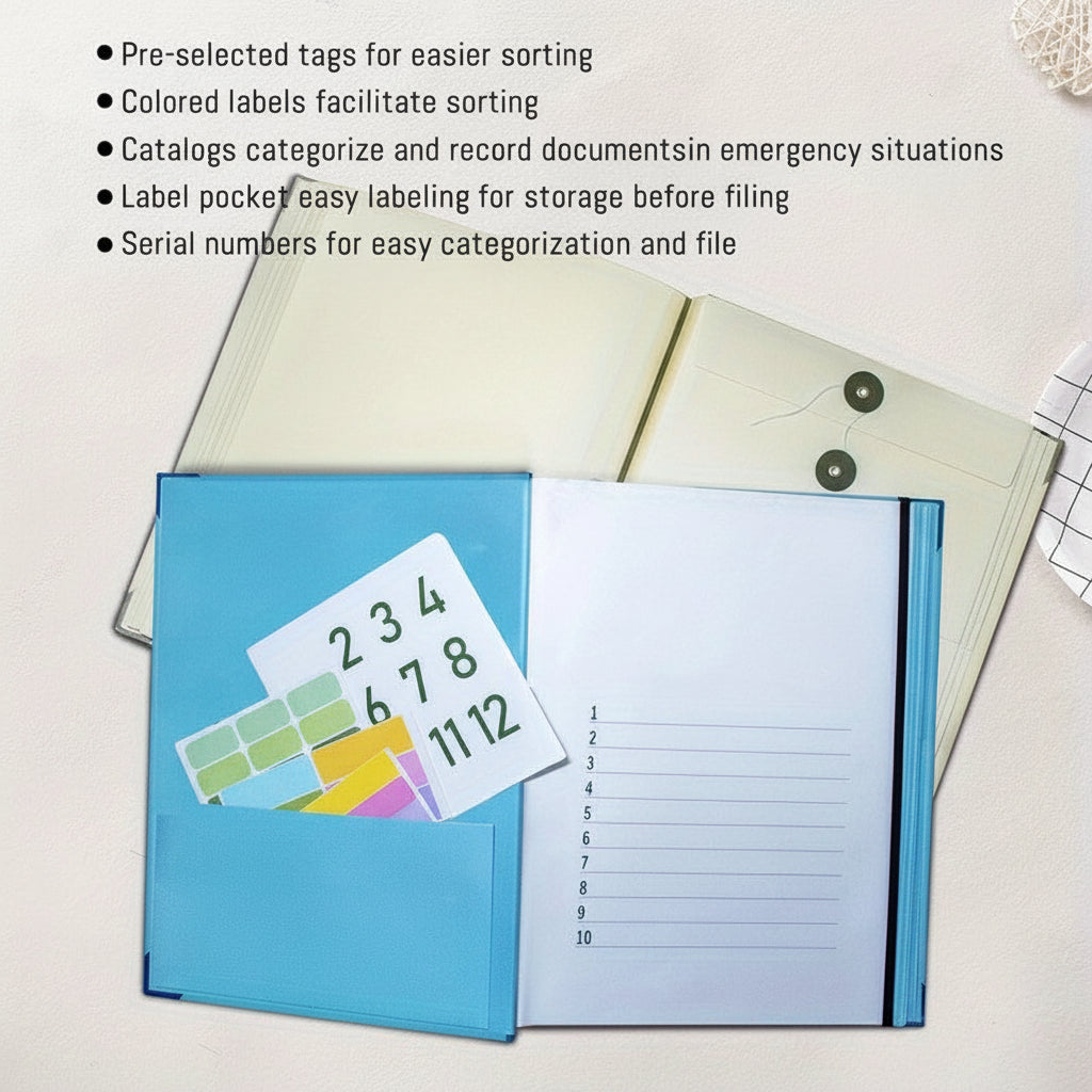 Pink Document Binder Organizer