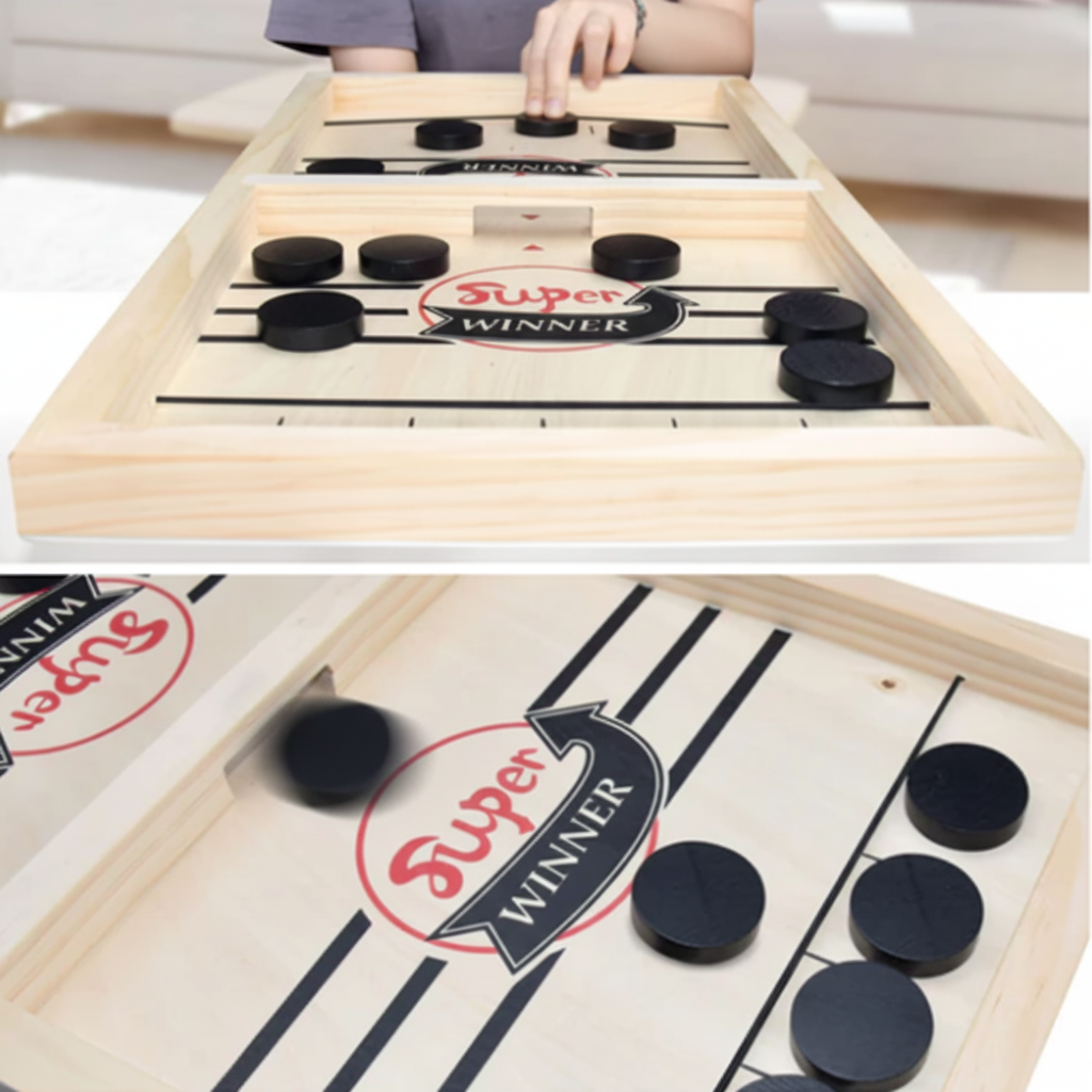 Wooden Fast Sling Puck Game