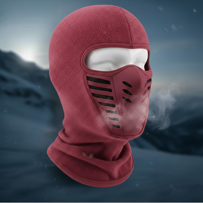 Cozy Crest Thermal Windproof Sports Face Mask - Full Coverage Winter Mask for Cycling, Running & Skiing, 8 Colors