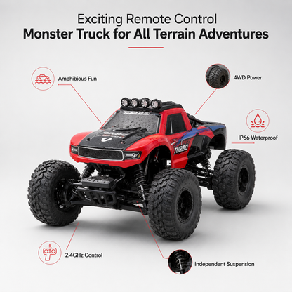 Amphibious Remote Control Monster Truck