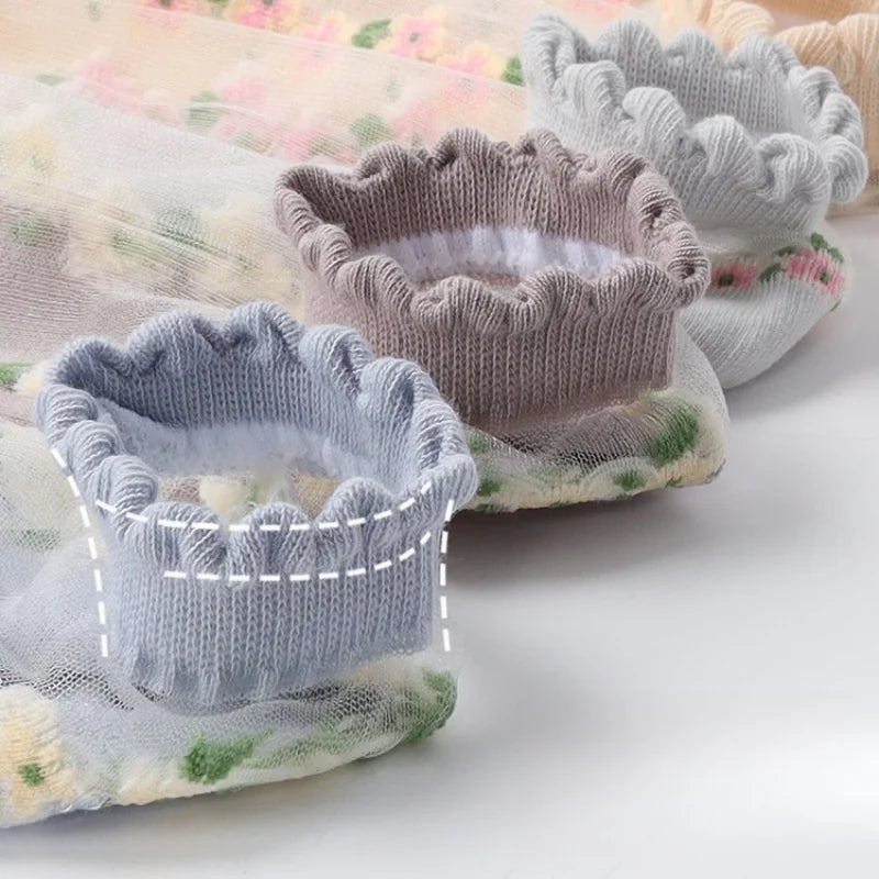 Sheer knit close up